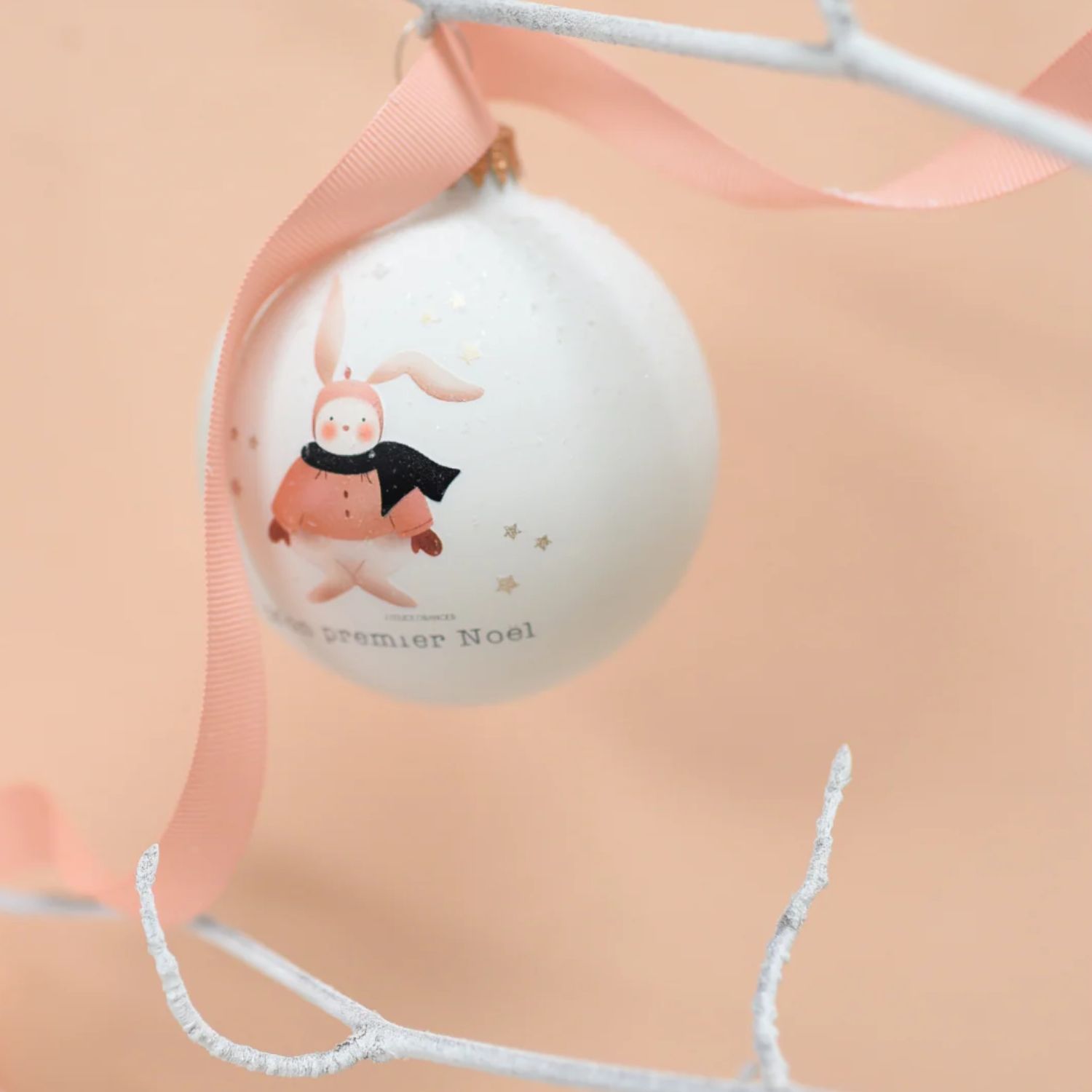 Boule de Noël Lapin de Noël x Atelier Oranger (Baubels) - Image 1