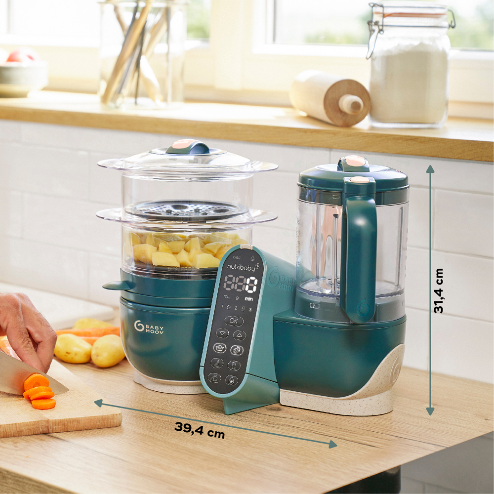 Robot cuiseur Nutribaby+ Opal Green (Babymoov) - Image 4