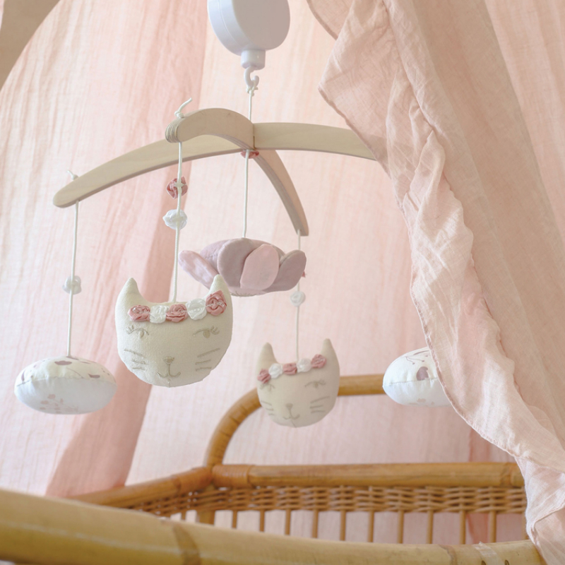 Mobile musical Rose et Lili Trois Kilos Sept