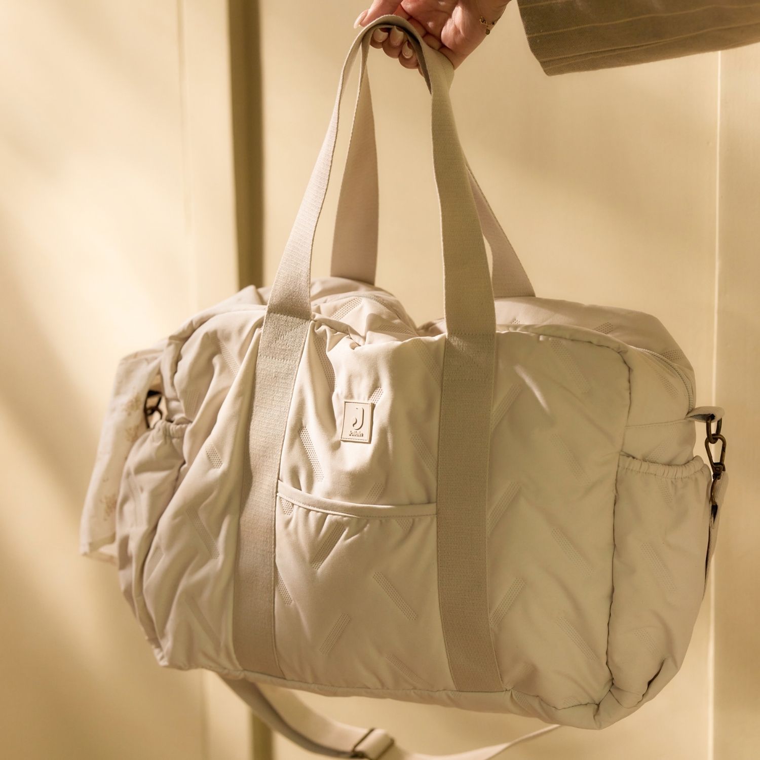 Sac à langer Embossed Lily Sand (Jollein) - Image 1