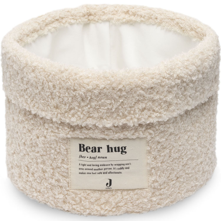Panier de toilette Boucle Naturel (14 x 18 cm) (Jollein) - Image 1