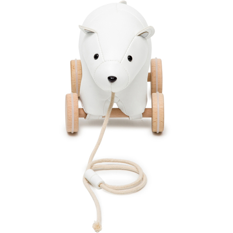 Jouet à tirer Nathan l'Ours blanc (Little Big Friends) - Image 6