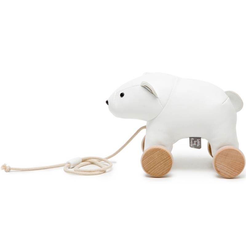 Jouet à tirer Nathan l'Ours blanc (Little Big Friends) - Image 7