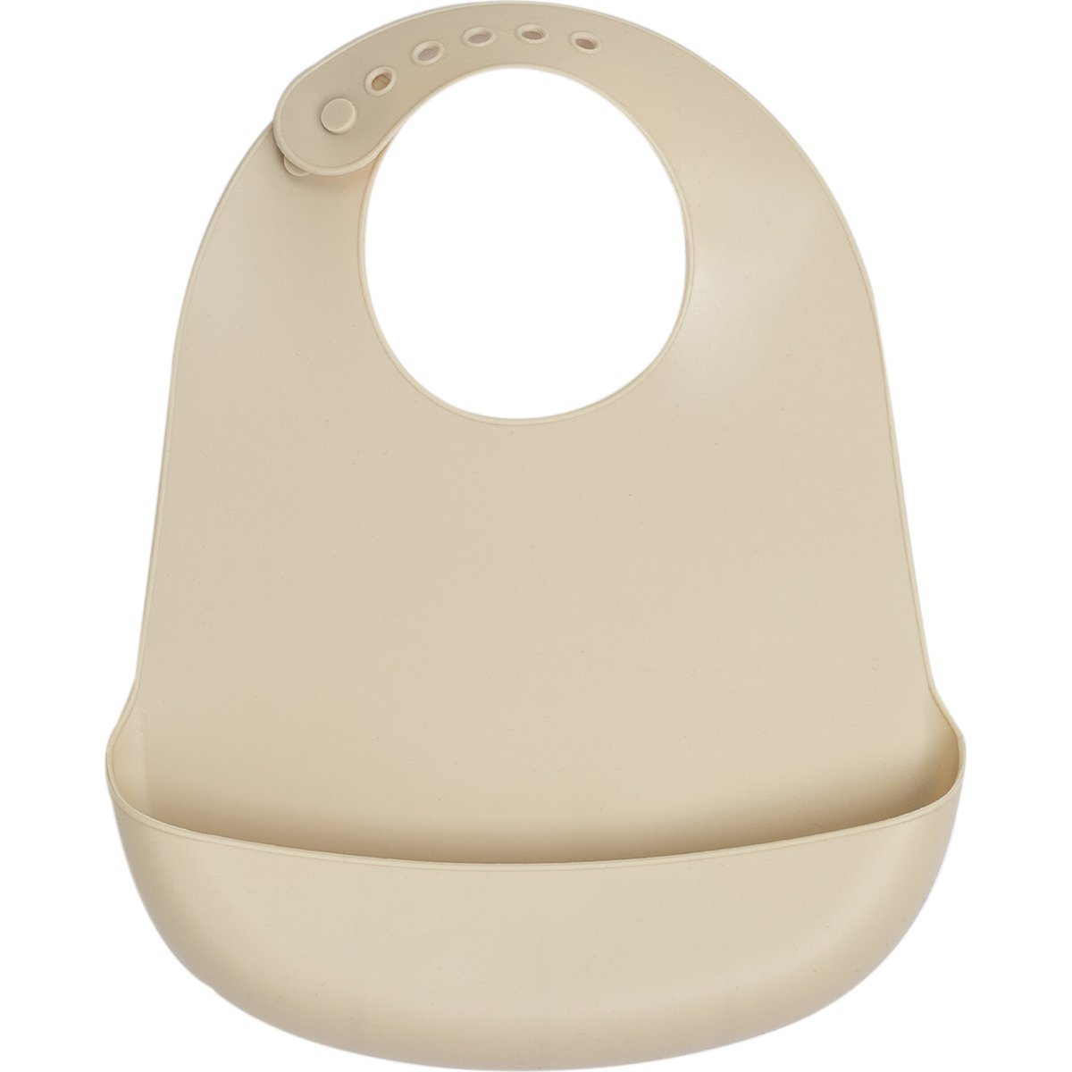 Trois Kilos Sept - Bavoir en silicone Nougat