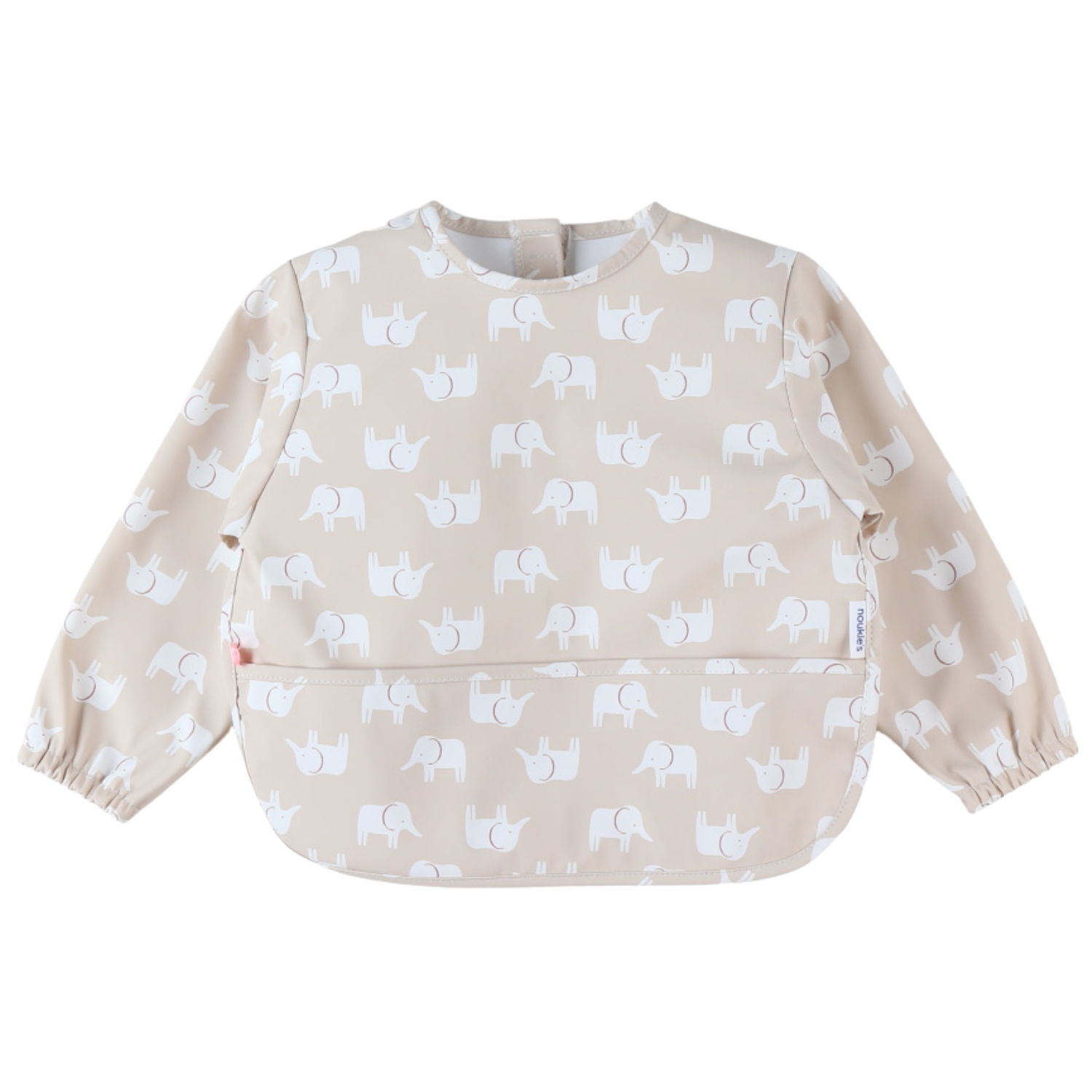 Noukie's - Bavoir à manches Tender beige Mix et Match