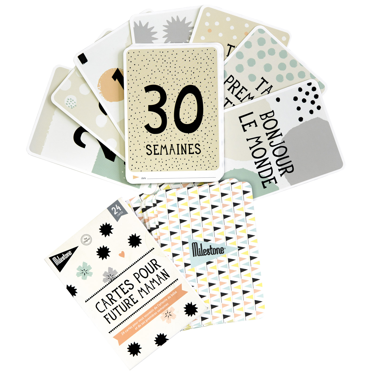 Cartes étapes pour future maman (Milestone) - Image 1