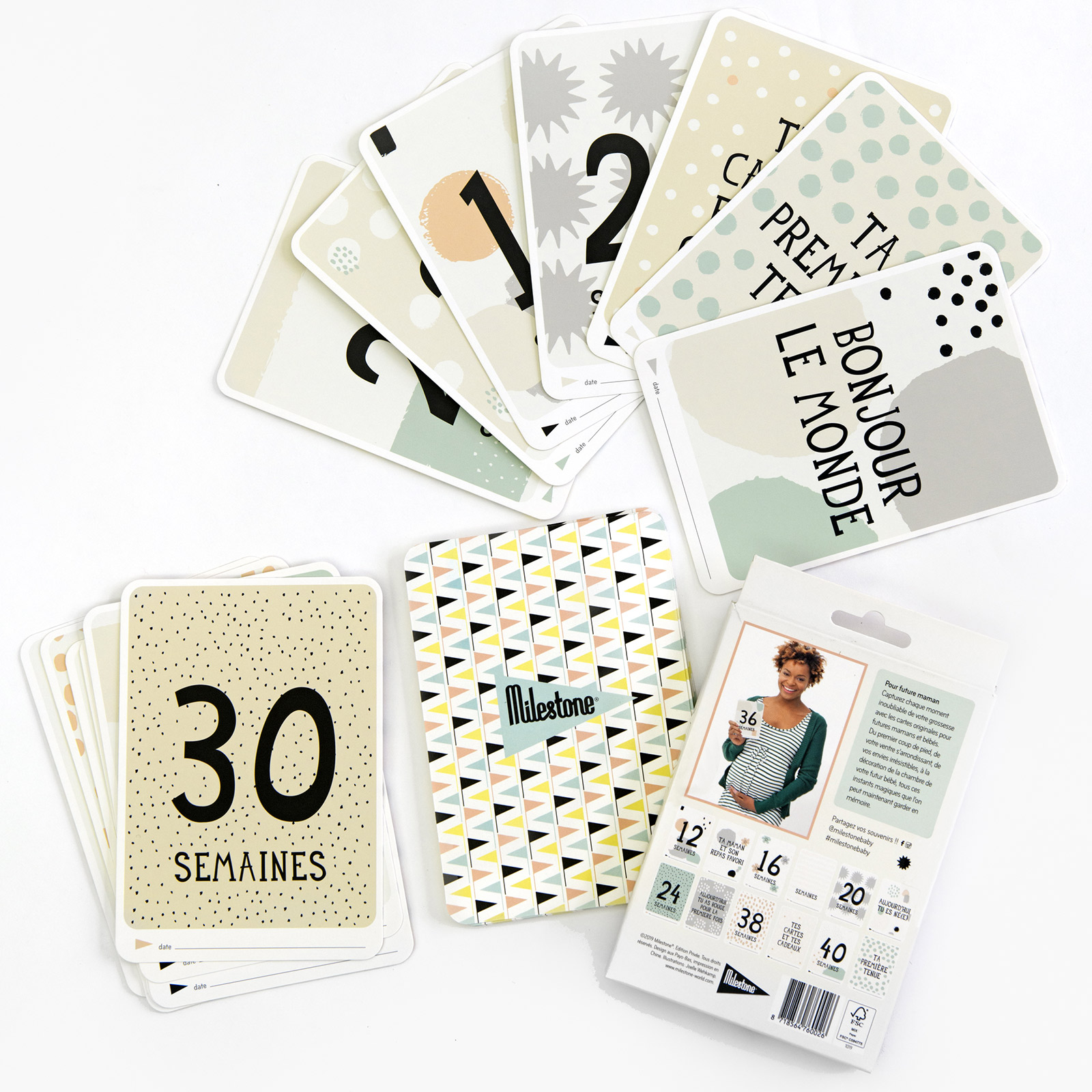 Cartes étapes pour future maman (Milestone) - Image 2