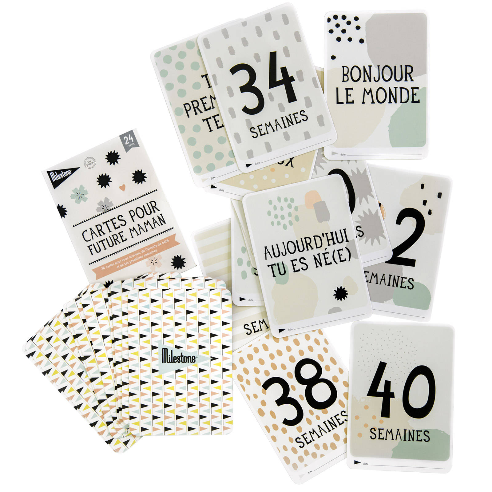Cartes étapes pour future maman (Milestone) - Image 3