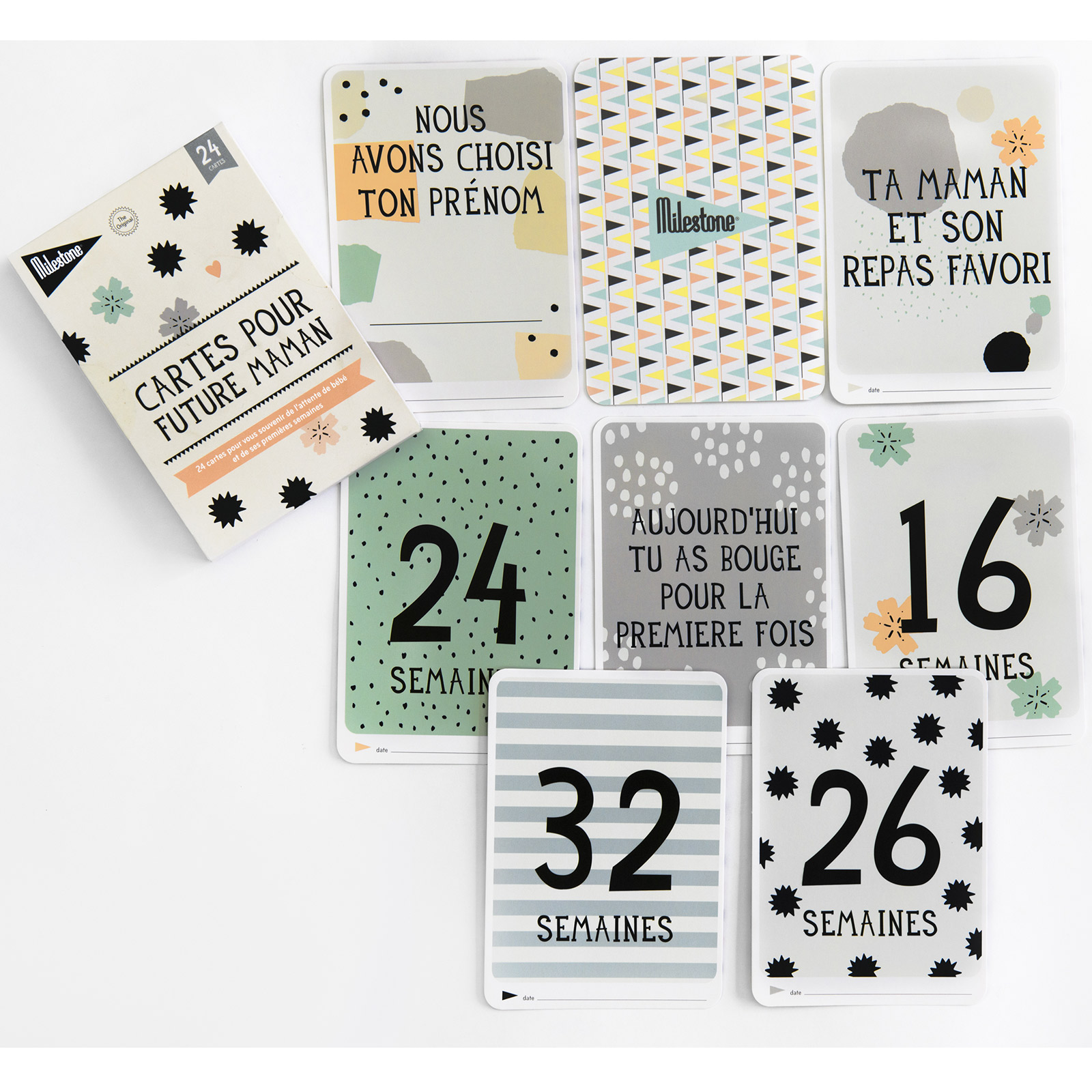 Cartes étapes pour future maman (Milestone) - Image 6