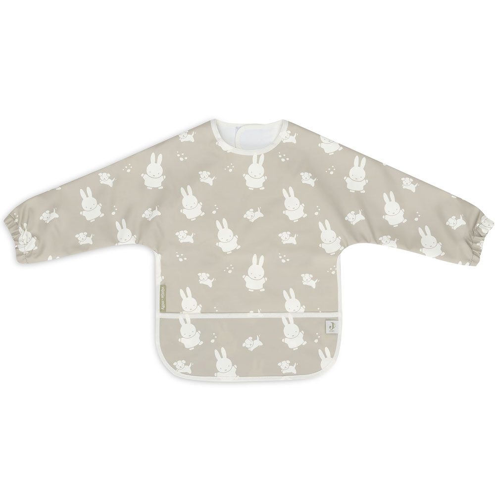 Bavoir à manches imperméable Miffy Snuffy Olive Green (Jollein) - Image 1