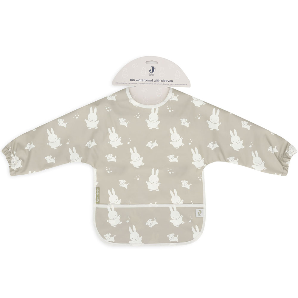 Bavoir à manches imperméable Miffy Snuffy Olive Green (Jollein) - Image 7