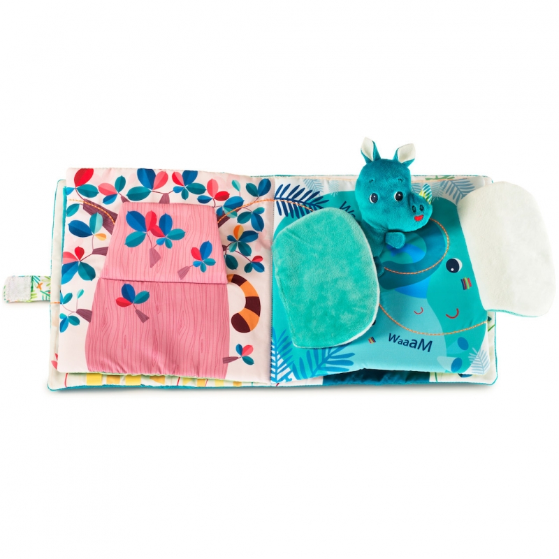 Livre bébé en tissu Papa t'es où (Lilliputiens) - Image 6
