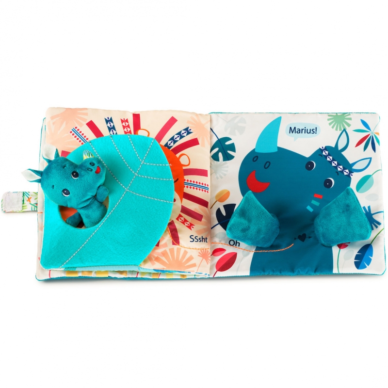 Livre bébé en tissu Papa t'es où (Lilliputiens) - Image 7