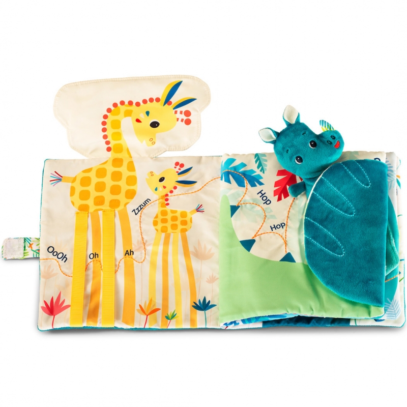 Livre bébé en tissu Papa t'es où (Lilliputiens) - Image 8