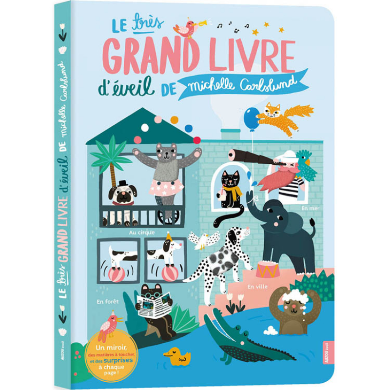 Auzou Editions - Livre Le très grand livre d'éveil de Michelle Carlslund