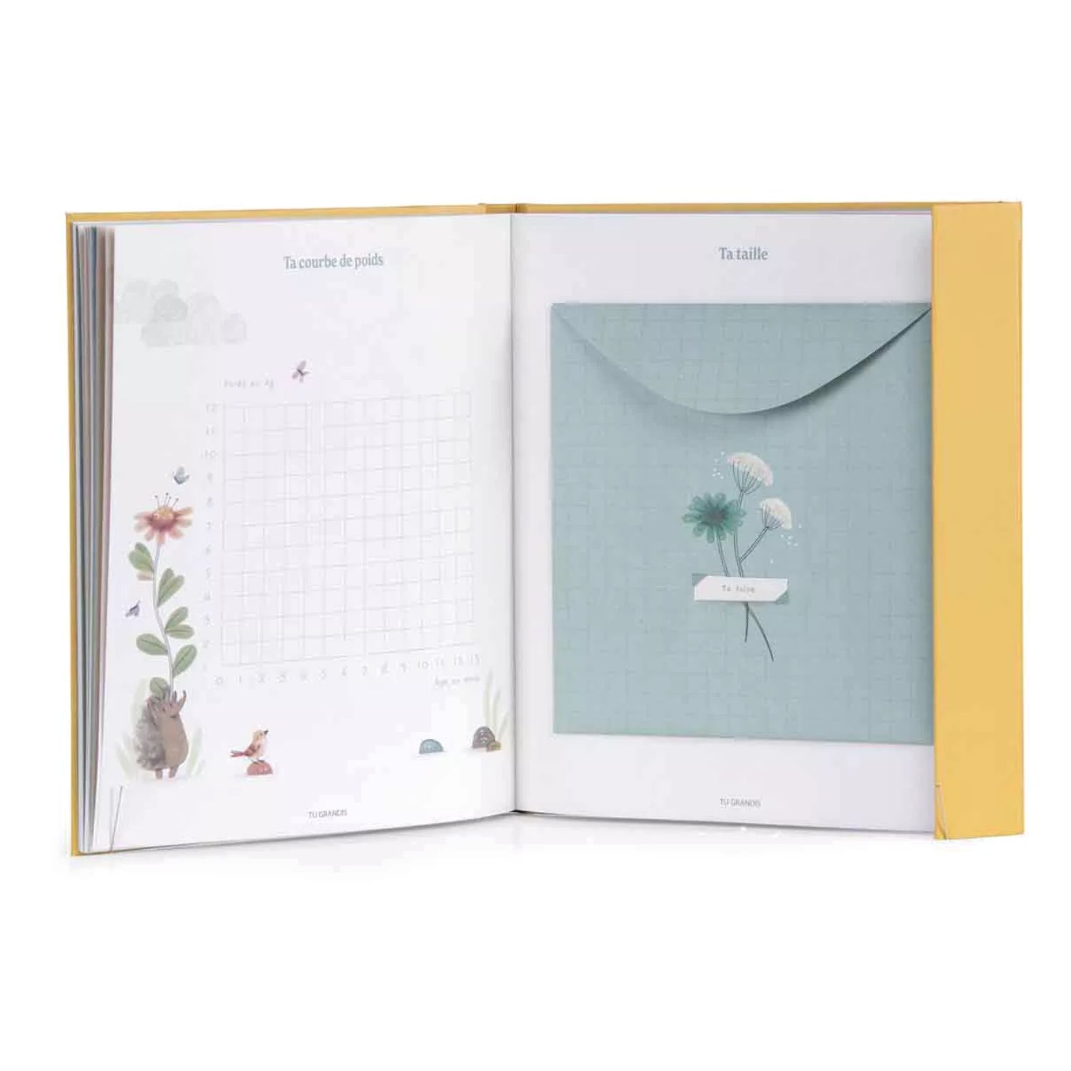 Livre de naissance Trois petits lapins (80 pages) (Moulin Roty) - Image 1