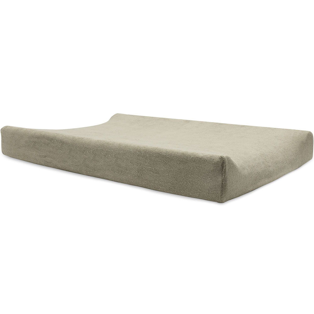 Jollein - Lot de 2 housses matelas à langer en éponge Olive Green (50 x 70 cm)