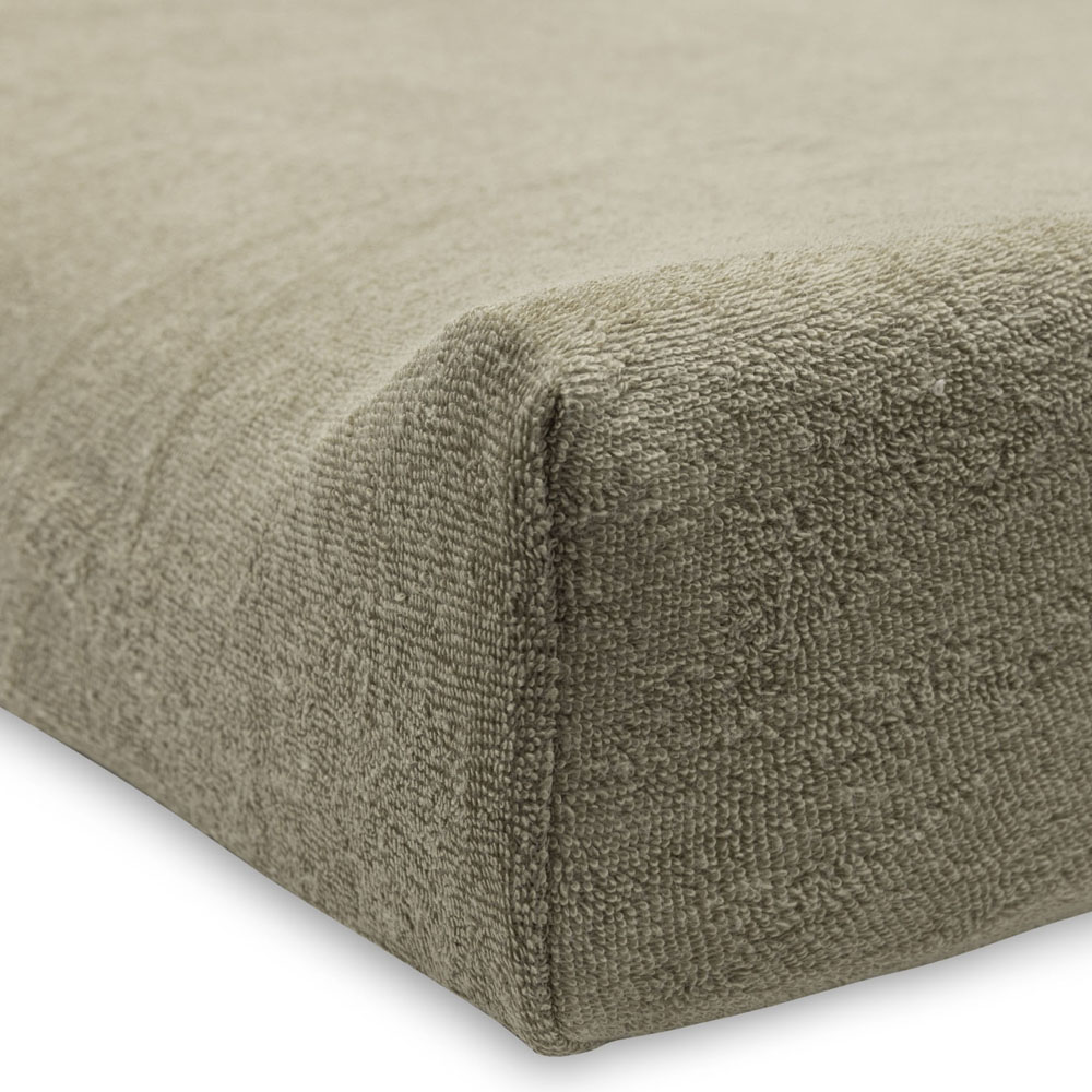 Lot de 2 housses matelas à langer en éponge Olive Green (50 x 70 cm) (Jollein) - Image 3
