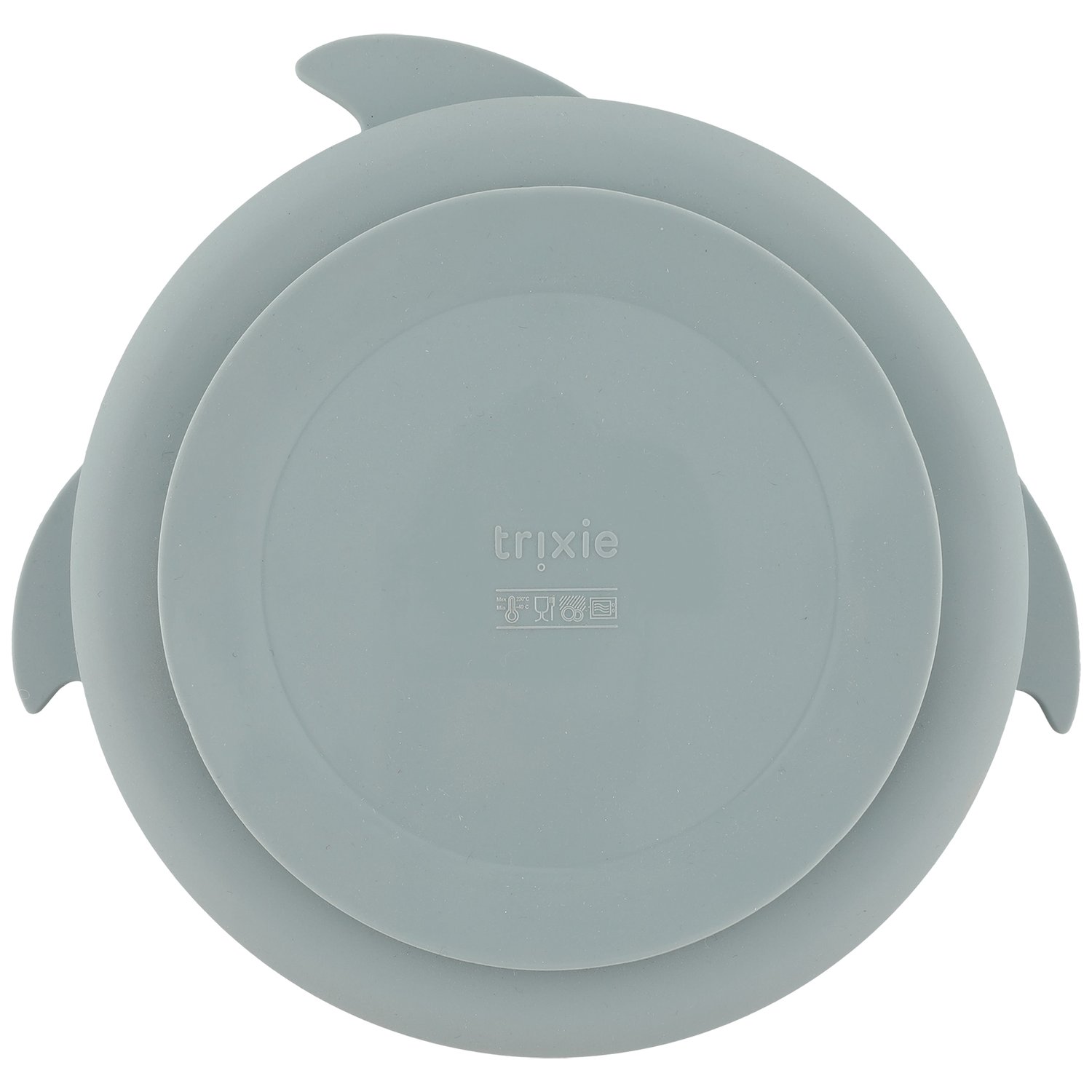 Assiette à compartiments en silicone Mr. Shark (Trixie) - Image 5