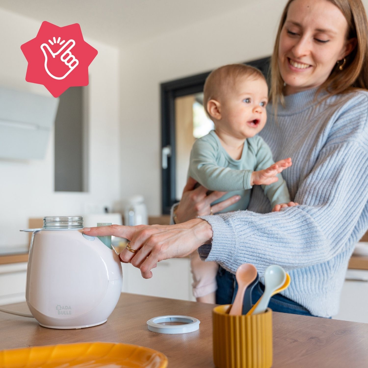 Chauffe biberon Easy+ (Badabulle) - Image 1