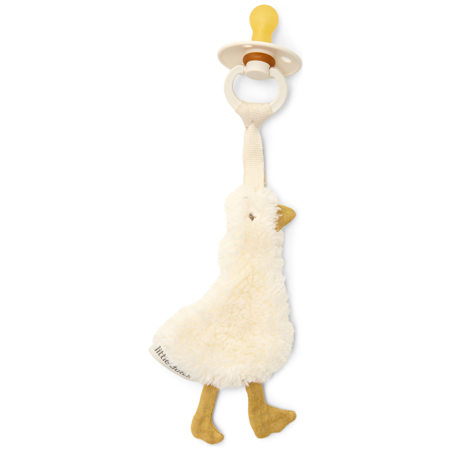 Little Dutch - Doudou attache-tétine en gaze de coton Oie