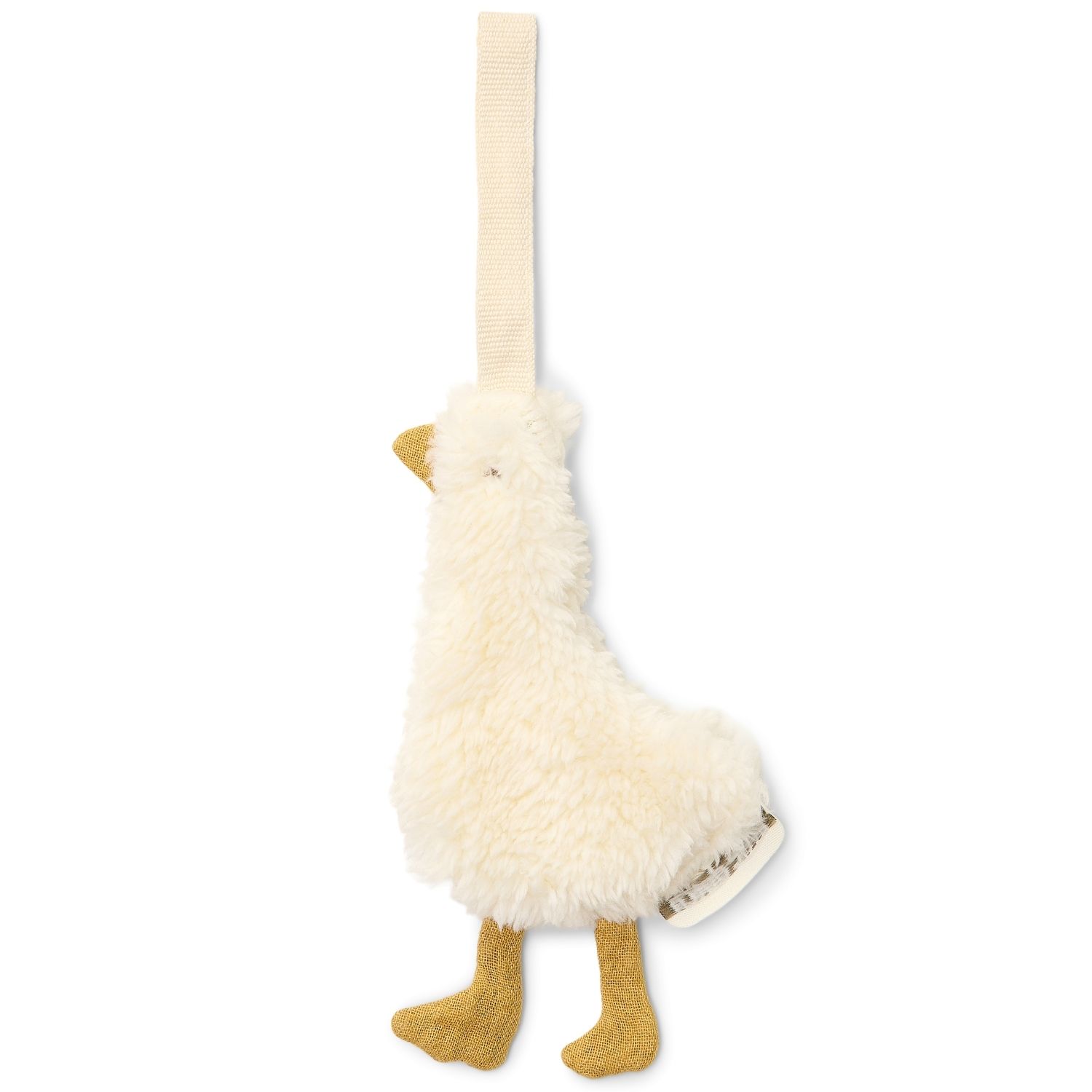 Doudou attache-tétine en gaze de coton Oie (Little Dutch) - Image 2