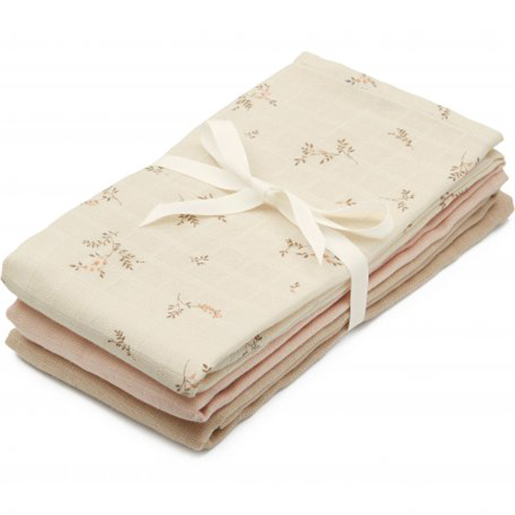 Lot de 3 langes en coton bio Ashley (70 x 70 cm) (Cam Cam Copenhagen) - Image 1