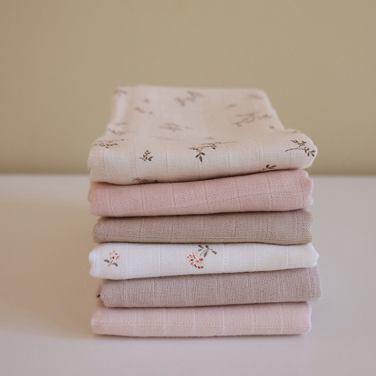 Lot de 3 langes en coton bio Ashley (70 x 70 cm) (Cam Cam Copenhagen) - Image 3