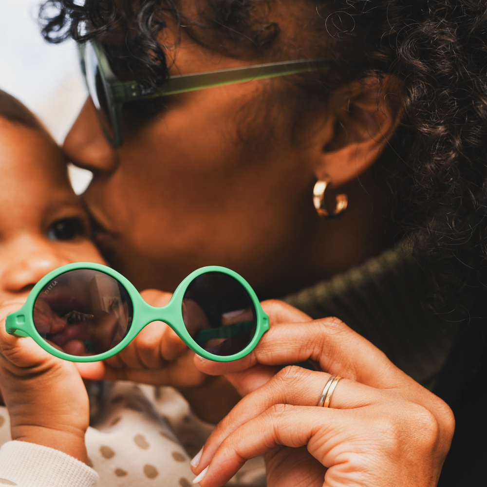Lunettes de soleil Diabola vert (0-12 mois) (KI ET LA) - Image 1