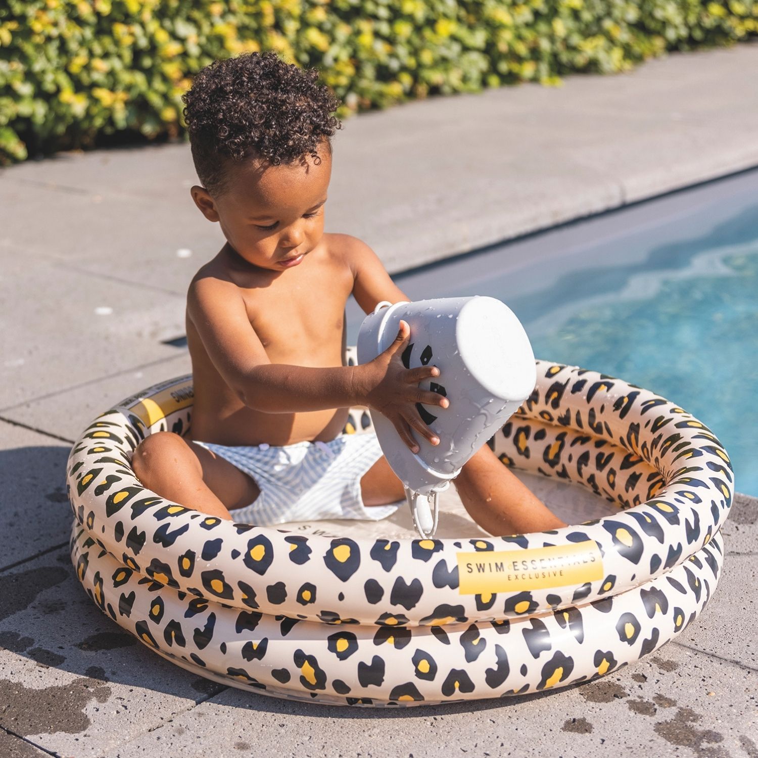 Piscine bébé Léopard beige (60 cm) (Swim Essentials) - Image 4
