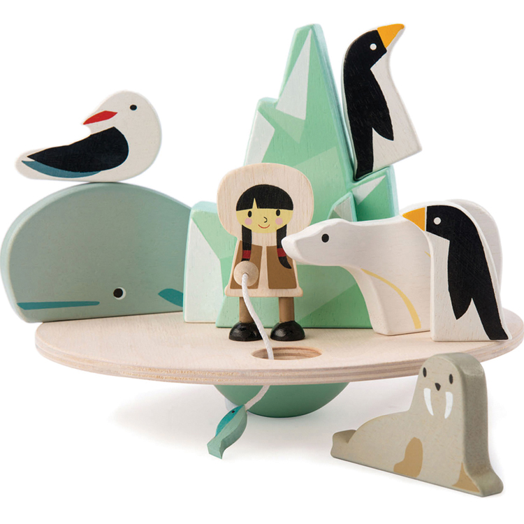 Jeu d'équilibre bascule cercle polaire