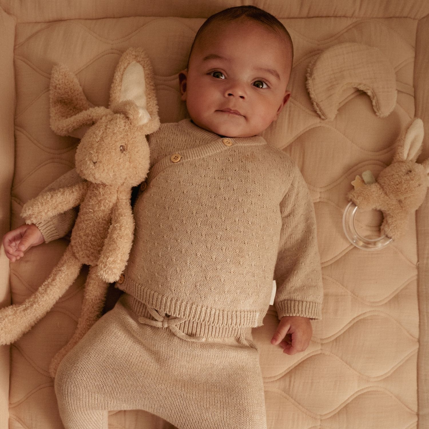 Peluche Lapin Newborn (32 cm) (Little Dutch) - Image 3