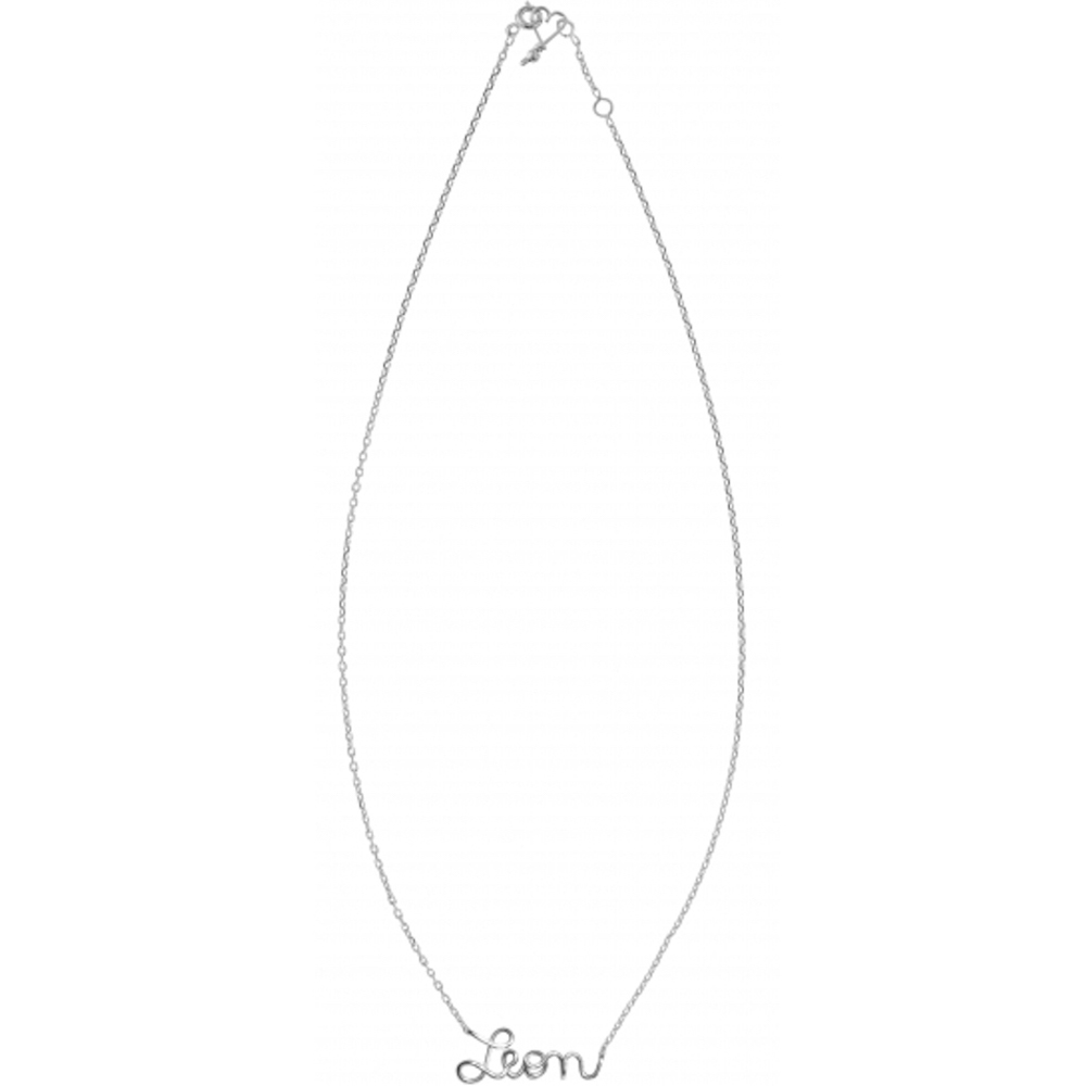 Collier chaîne Prénom argent (personnalisable) (Padam Padam) - Image 2