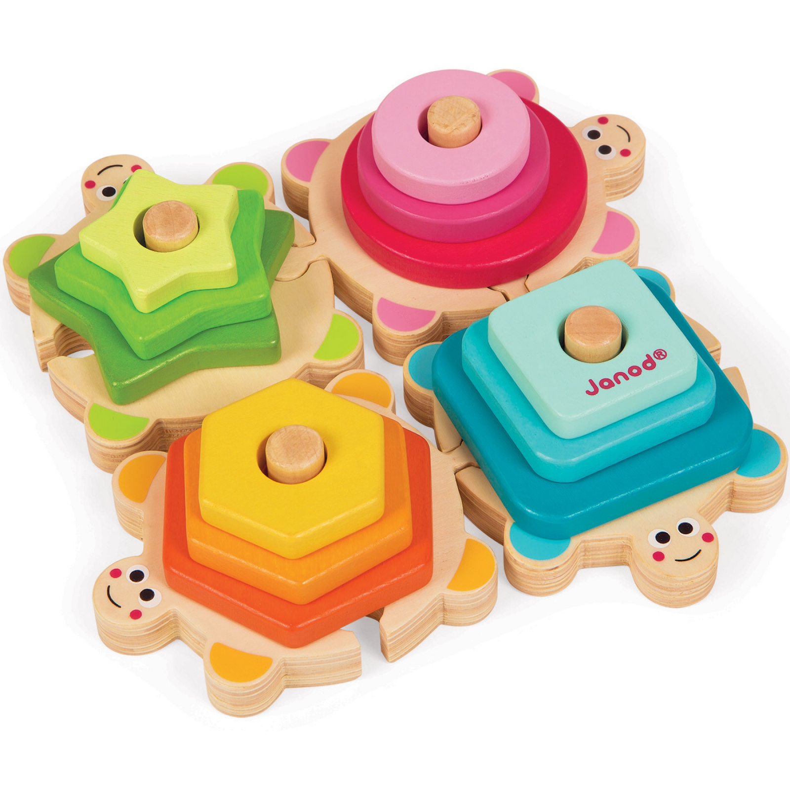 Tortues à empiler I wood