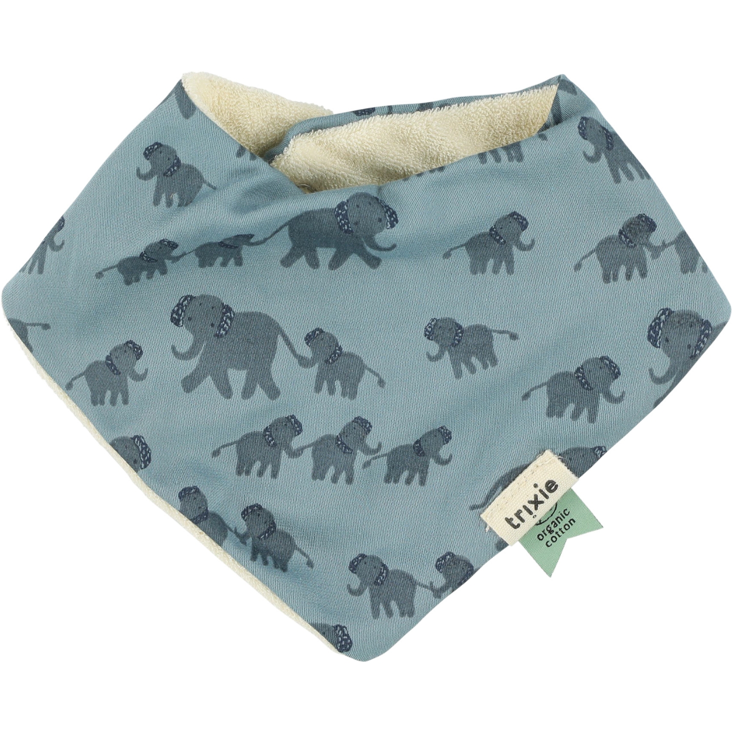 Lot de 3 bavoirs bandanas Enchanting Elephant (Trixie) - Image 1