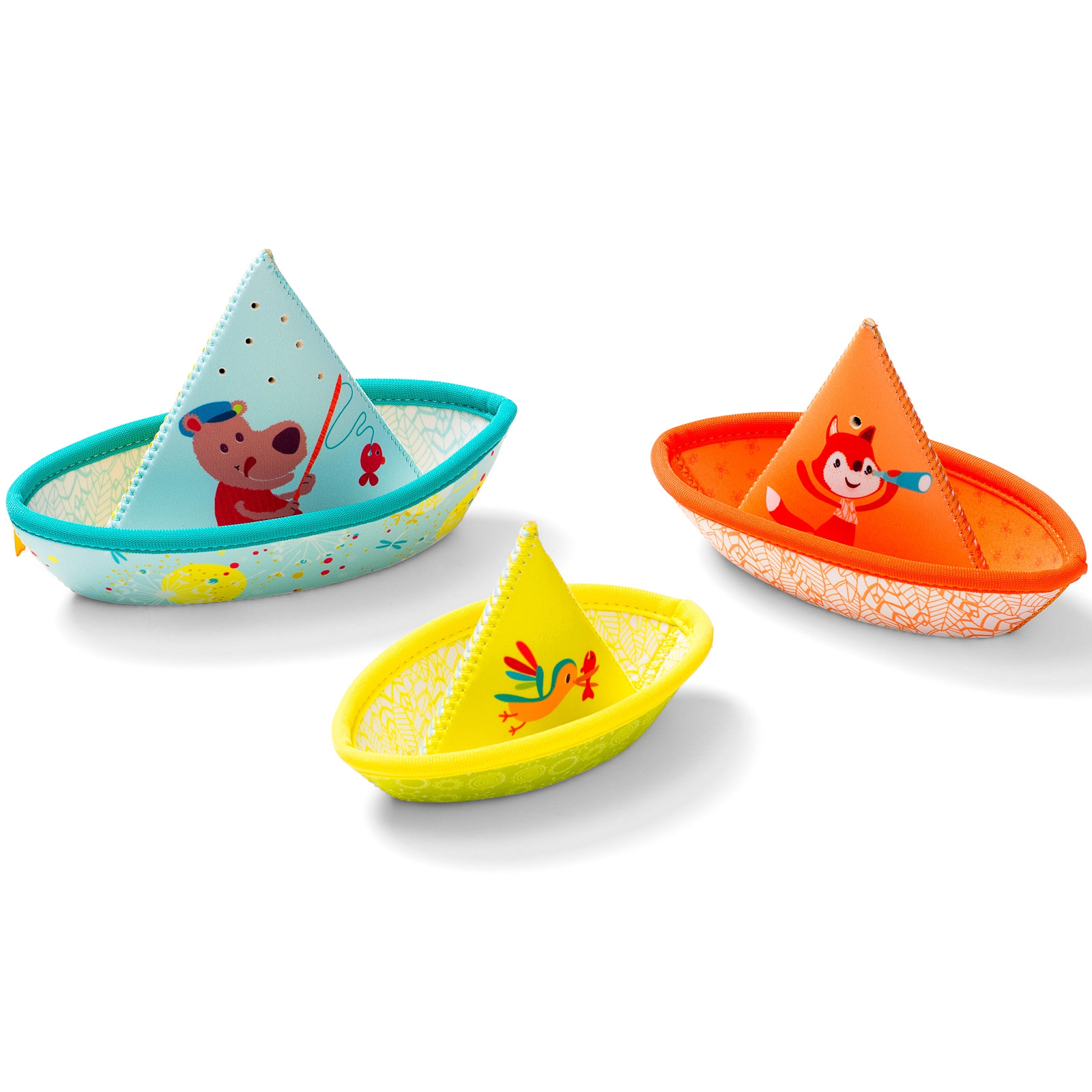 Petits bateaux flottants