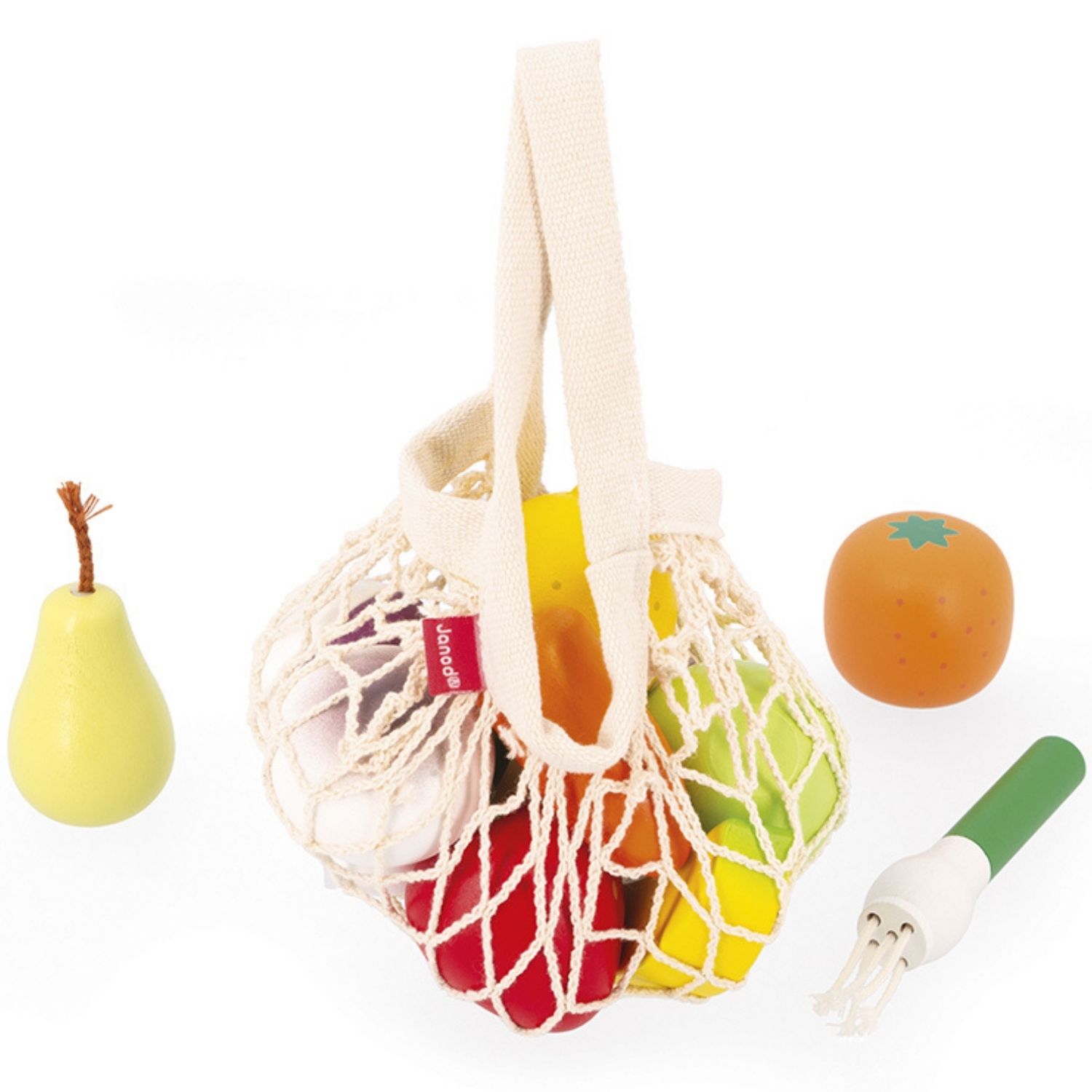 Filet de fruits et légumes Mamie Soleil (12 pièces) (Janod) - Image 5