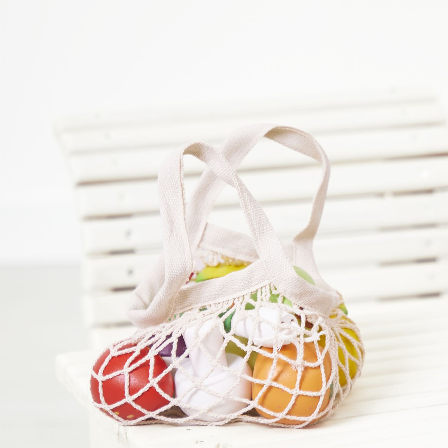 Filet de fruits et légumes Mamie Soleil (12 pièces) (Janod) - Image 4