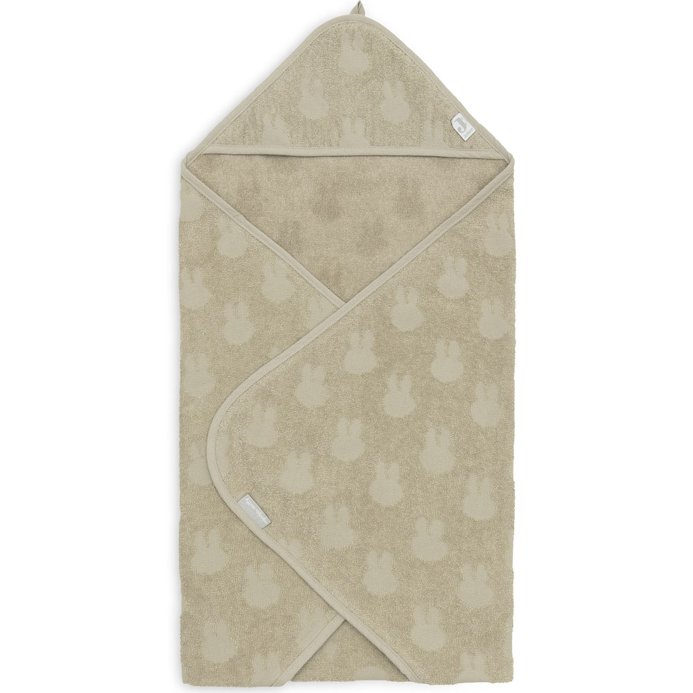 Cape de bain Miffy Jacquard Olive Green (75 x 75 cm) (Jollein) - Image 1