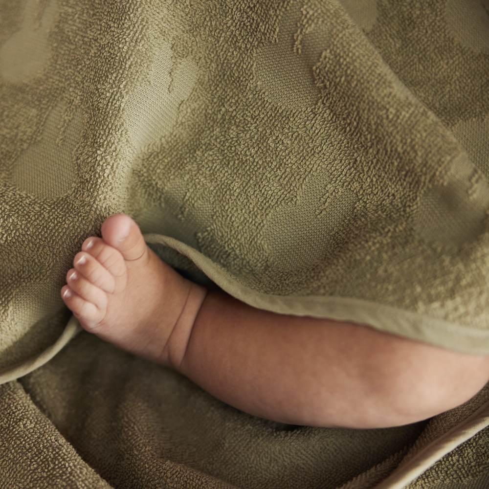 Cape de bain Miffy Jacquard Olive Green (75 x 75 cm) (Jollein) - Image 4