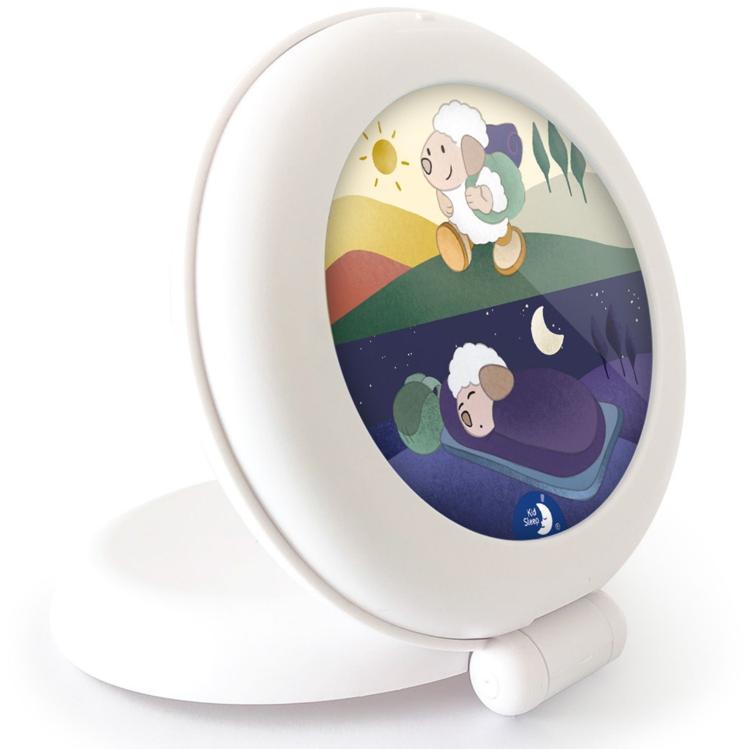 Veilleuse indicateur de réveil Kid'Sleep Globetrotter blanc (Pabobo) - Image 2