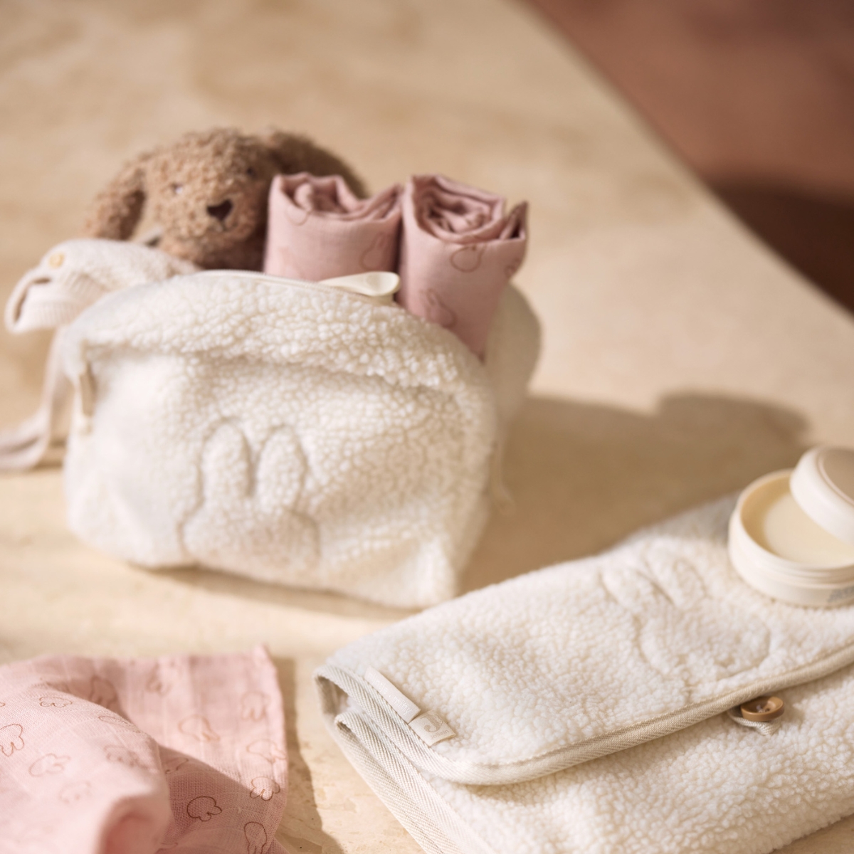 Tapis à langer nomade Teddy Miffy Oatmeal (Jollein) - Image 3