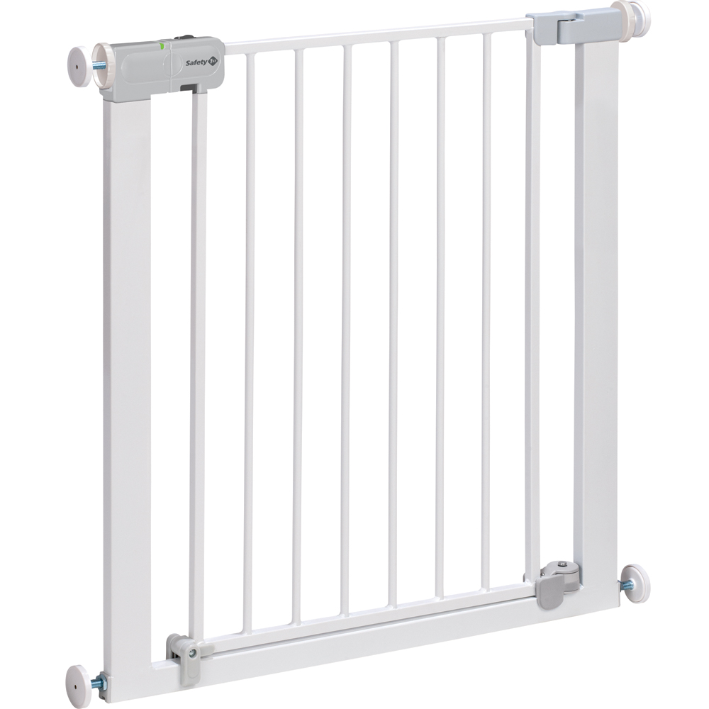 Barrière de sécurité auto close métal blanc (Safety 1st) - Image 1