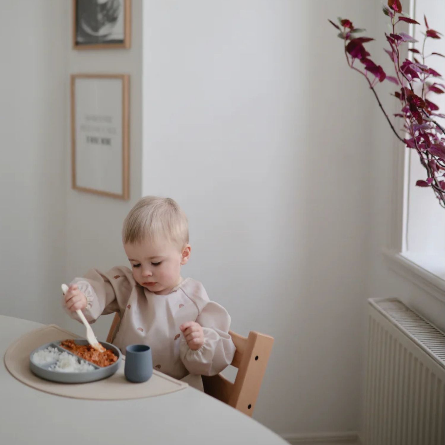 Bavoir à manches longues Boats (6-24 mois) (Mushie) - Image 4