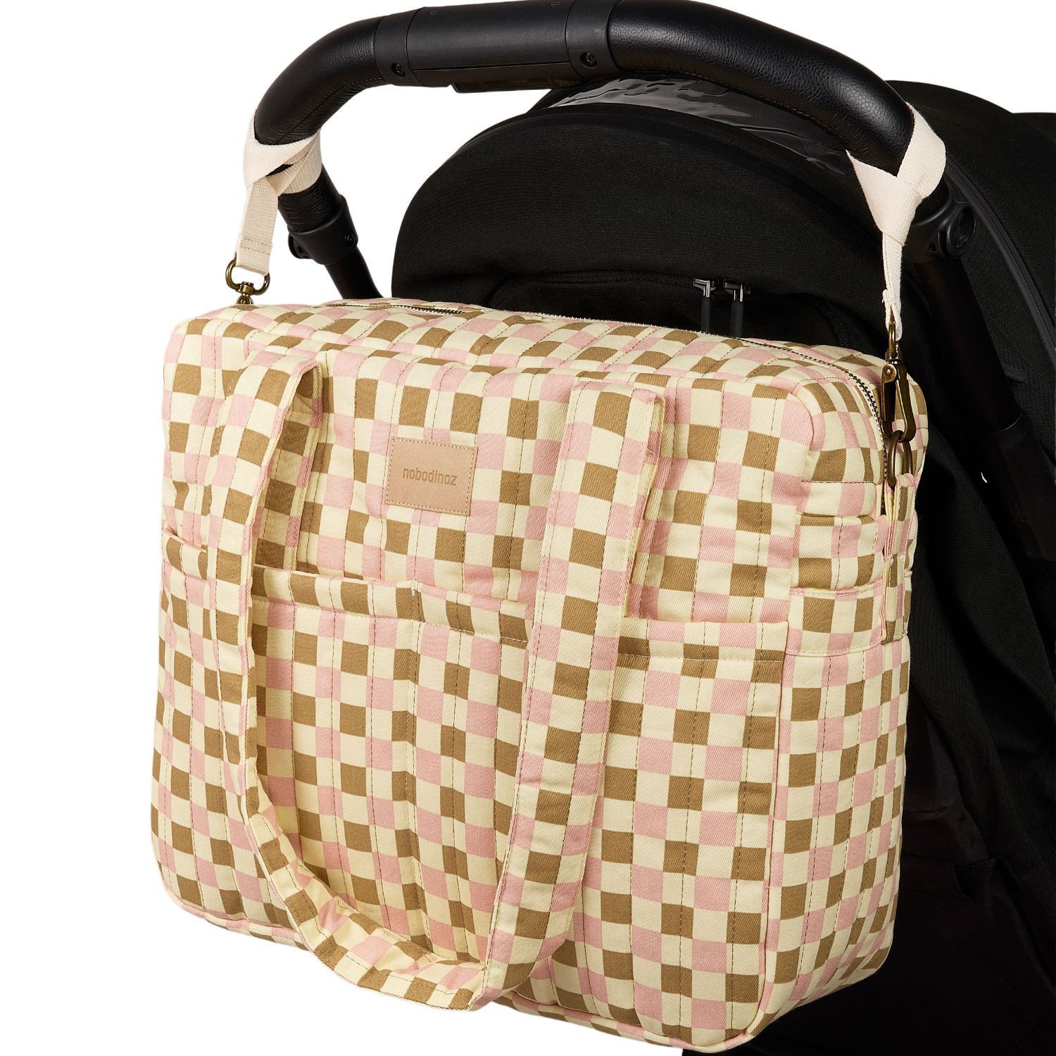 Sac à langer imperméable Yellow pink mosaic Hyde Park (Nobodinoz) - Image 4