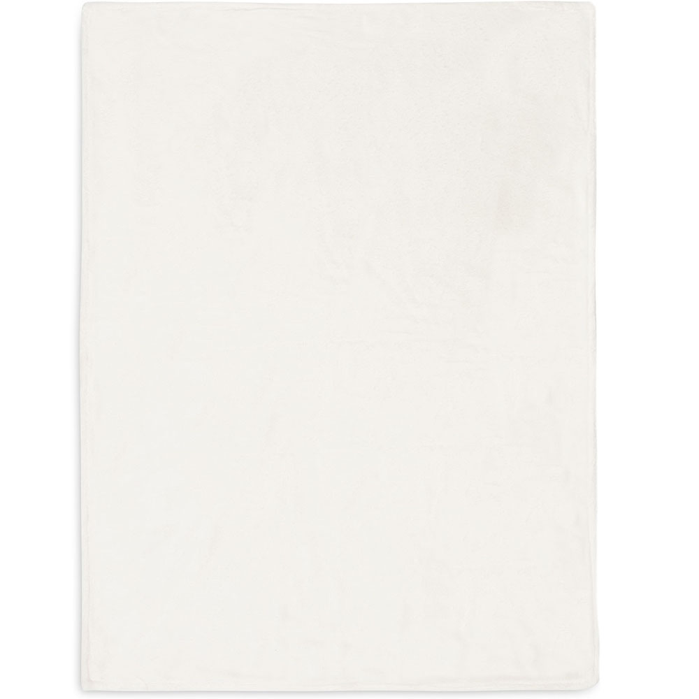 Couverture en polaire Basic Knit Ivory (75 x 100 cm) (Jollein) - Image 5
