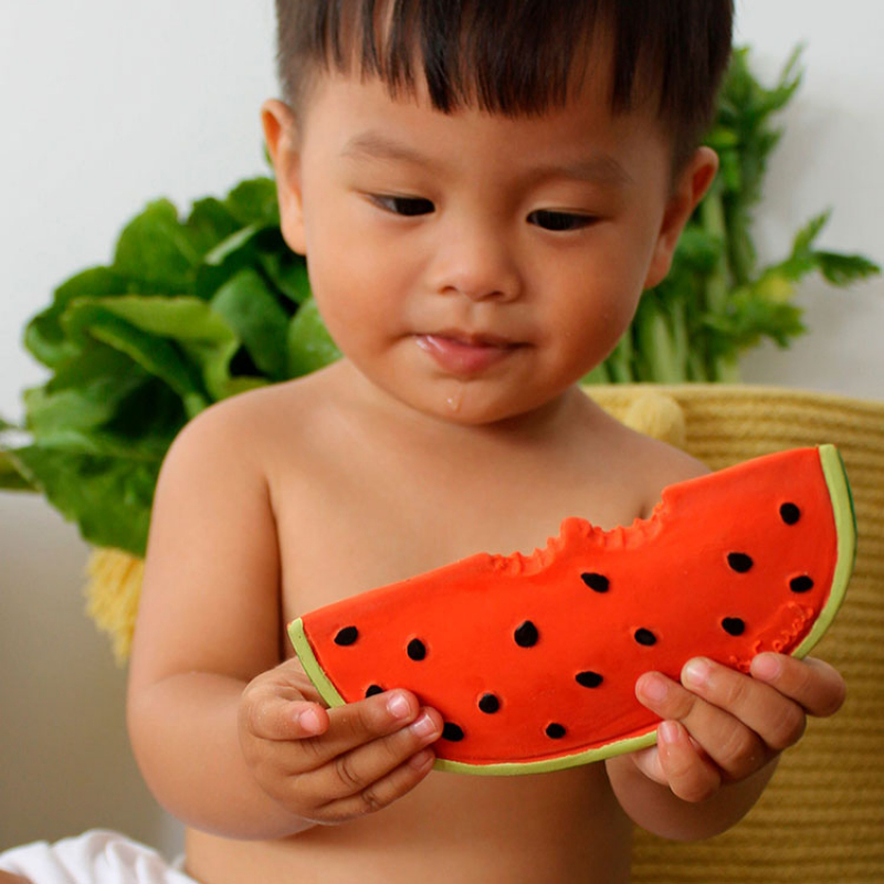 Wally la pastèque en latex d'hévéa (Oli and Carol) - Image 2