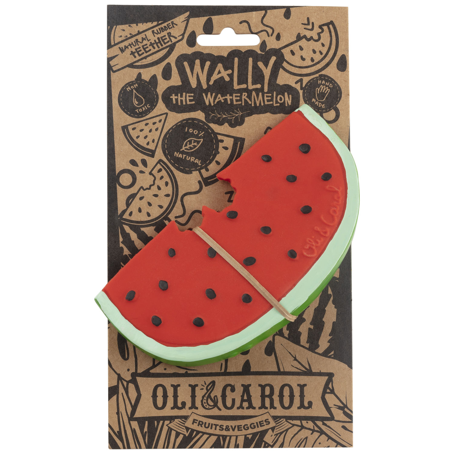 Wally la pastèque en latex d'hévéa (Oli and Carol) - Image 7