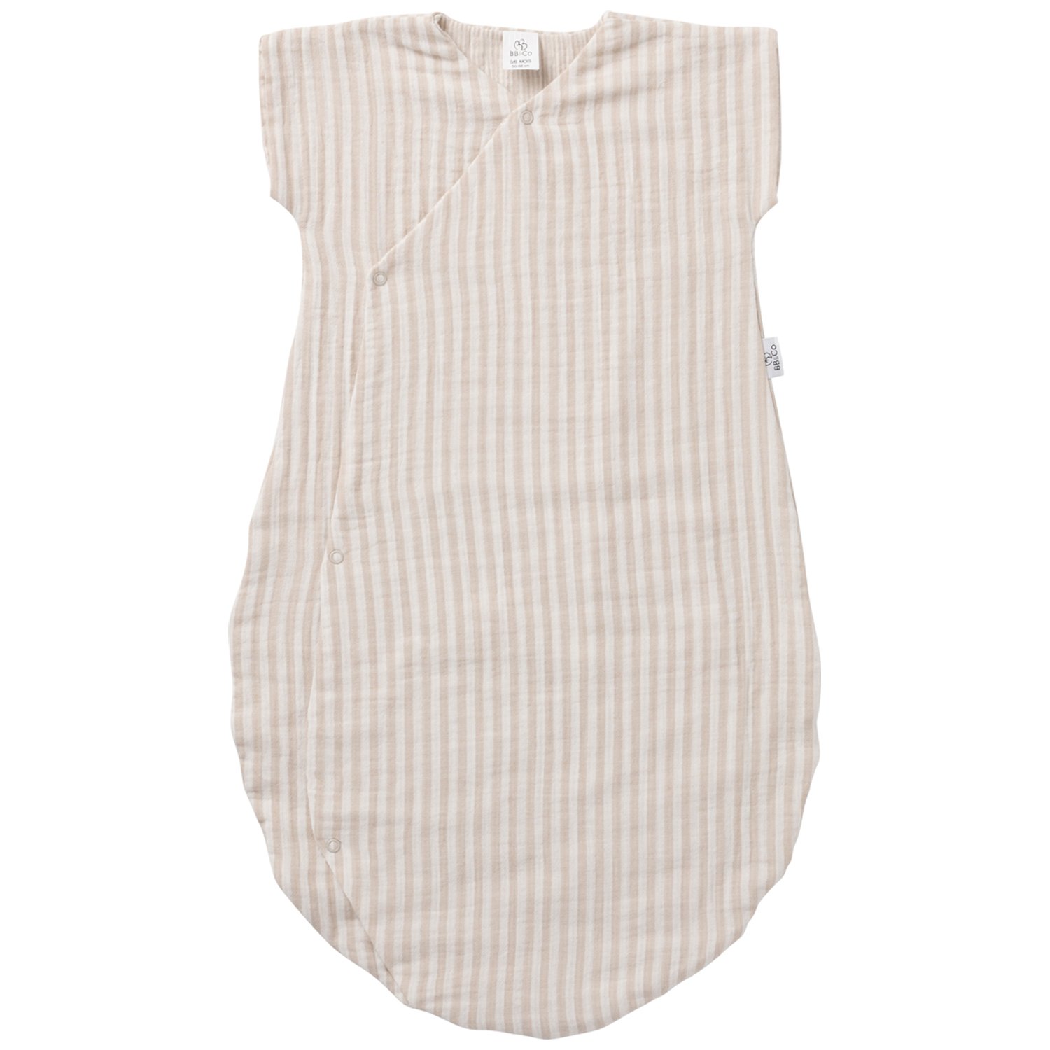Bb&Co - Gigoteuse d'été en gaze de coton rayé galet (6-18 mois)