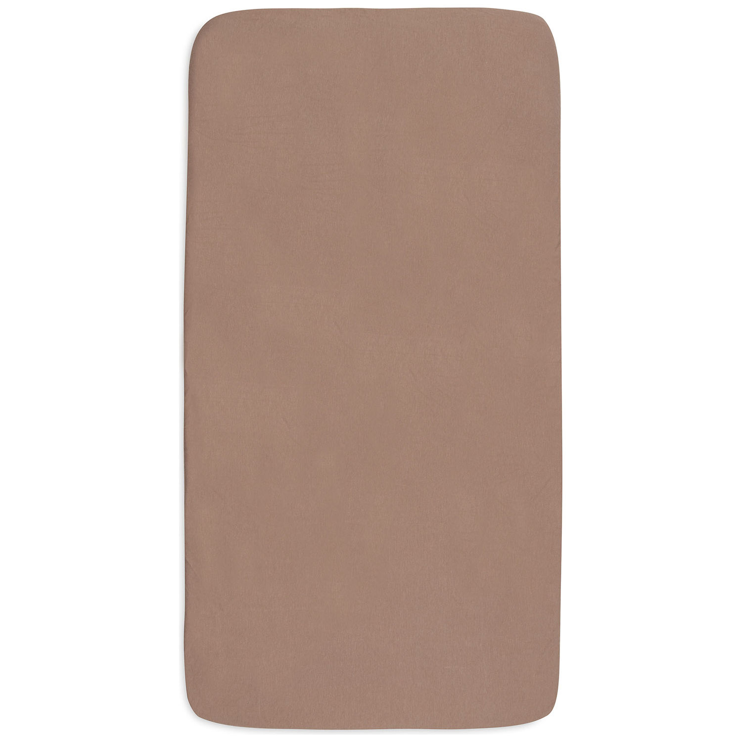 Lot de 2 draps housses en jersey Milky Coffee-Ivory (60 x 120 cm) (Jollein) - Image 4